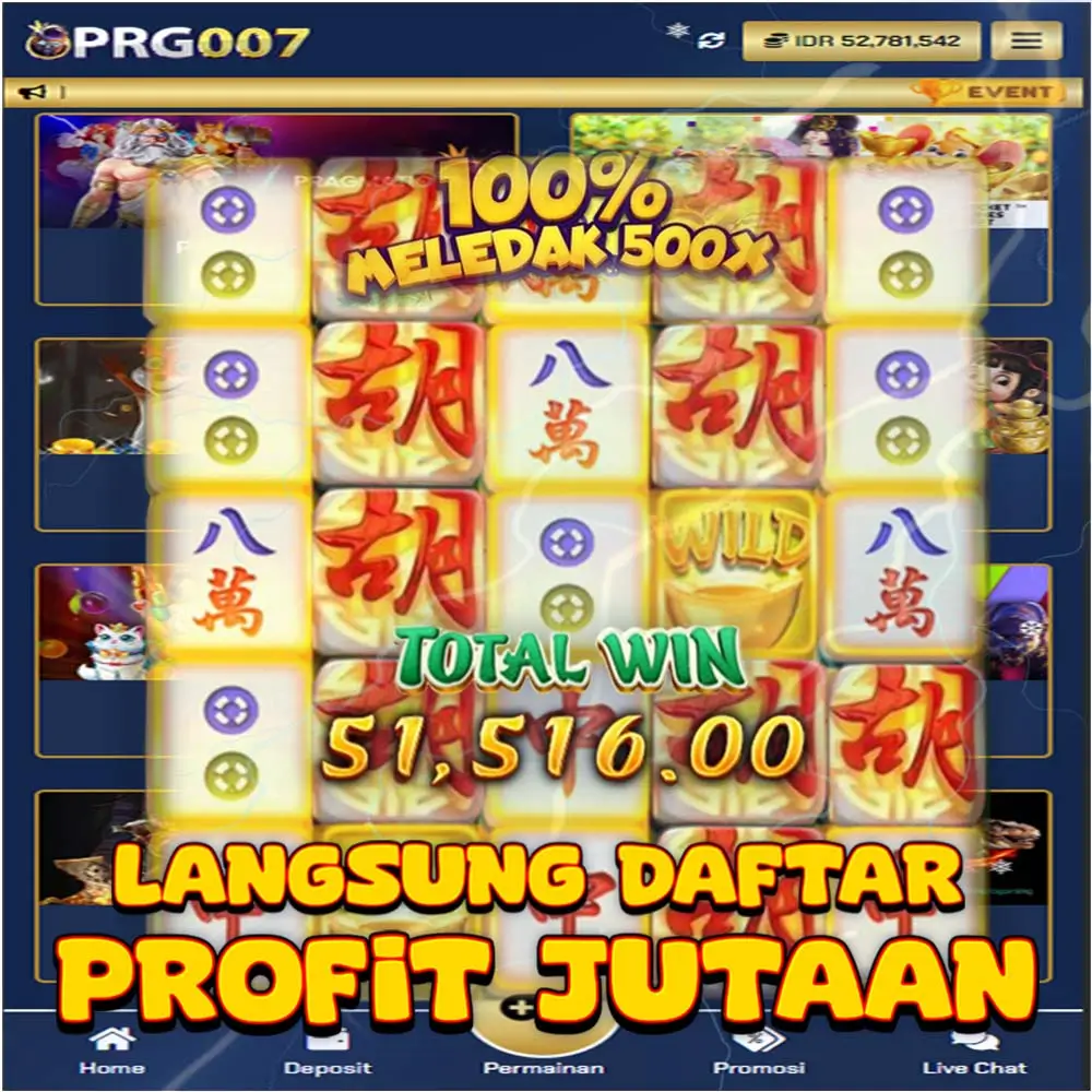 PRG007 BARU DAFTAR LANGSUNG PROFIT JUTAAN